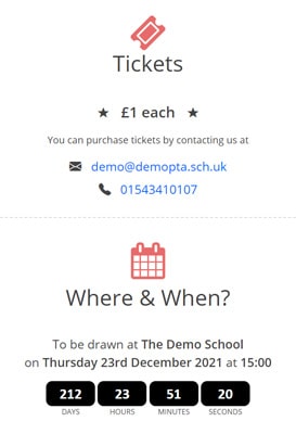Fundraiser Demo Page